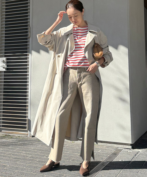 SLOBE IENA（スローブイエナ）の「ボーダープルオーバー（Tシャツ/カットソー・レディース・レッド/ブルー系その他/ラベンダー・FREE）」の4枚目の写真