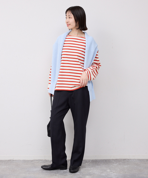 SLOBE IENA（スローブイエナ）の「ボーダープルオーバー（Tシャツ/カットソー・レディース・レッド/ブルー系その他/ラベンダー・FREE）」の21枚目の写真