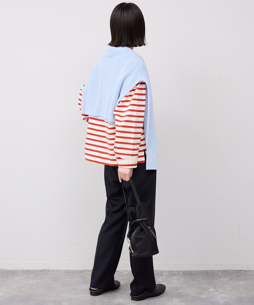 SLOBE IENA（スローブイエナ）の「ボーダープルオーバー（Tシャツ/カットソー・レディース・レッド/ブルー系その他/ラベンダー・FREE）」の22枚目の写真