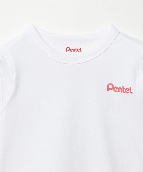 green label relaxing（グリーンレーベルリラクシング）の「＜Pentel＞ロングスリーブTシャツ（ホワイト） / キッズ 100cm-130cm（Tシャツ/カットソー・キッズ・ホワイト・130cm/110cm/100cm/120cm）」の13枚目の写真