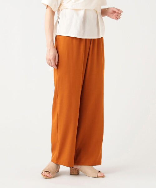 BEAMS HEART（ビームスハート）の「エフォートレス ドロスト パンツ（スラックス・レディース・グレー/ブラウン/オレンジ/ブラック・LARGE/MEDIUM/SMALL）」の21枚目の写真