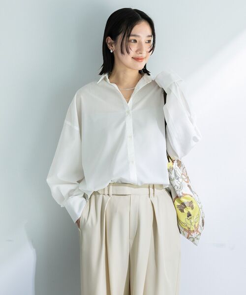 Green　Parks（グリーンパークス）の「スカーフ柄トート（トートバッグ・レディース・ライトグレー/アイボリー・FREE）」の22枚目の写真