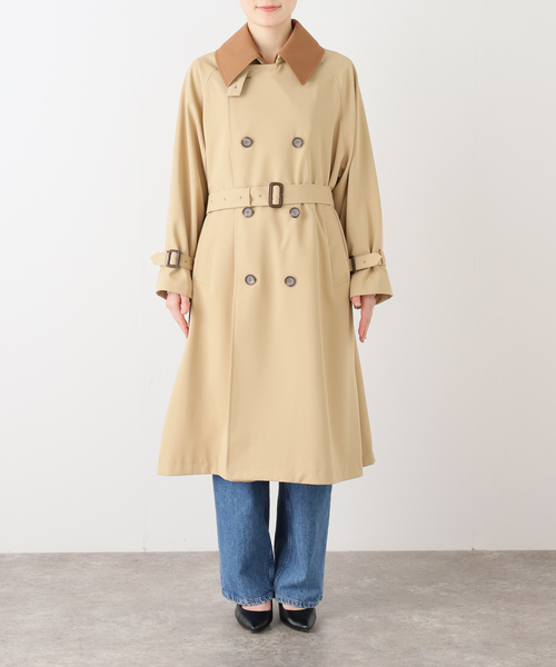 JOURNAL STANDARD（ジャーナルスタンダード）の「《追加2》ポリエステルギャバダブルカラートレンチコート（トレンチコート・レディース・ベージュ・36/38）」の12枚目の写真