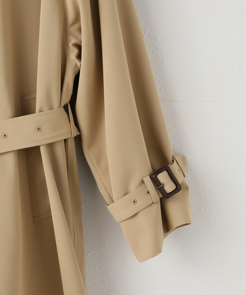 JOURNAL STANDARD（ジャーナルスタンダード）の「《追加2》ポリエステルギャバダブルカラートレンチコート（トレンチコート・レディース・ベージュ・36/38）」の15枚目の写真