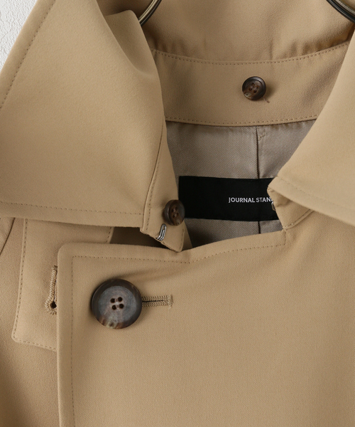JOURNAL STANDARD（ジャーナルスタンダード）の「《追加2》ポリエステルギャバダブルカラートレンチコート（トレンチコート・レディース・ベージュ・36/38）」の19枚目の写真