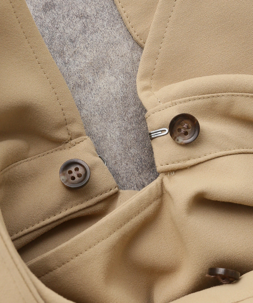 JOURNAL STANDARD（ジャーナルスタンダード）の「《追加2》ポリエステルギャバダブルカラートレンチコート（トレンチコート・レディース・ベージュ・36/38）」の21枚目の写真