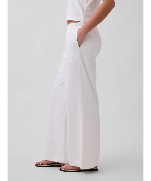 GAP(ギャップ)の「ヘビーウェイト イージーウエスト ワイドパンツ(その他パンツ・レディース・ブラウン/ホワイト/レッド/ブラック・XXS/L/M/S/XS)」の9枚目の写真