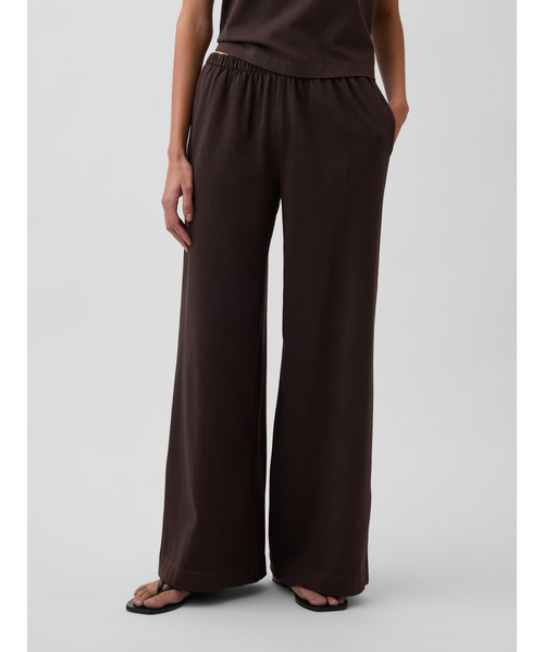 GAP(ギャップ)の「ヘビーウェイト イージーウエスト ワイドパンツ(その他パンツ・レディース・ブラウン/ホワイト/レッド/ブラック・XXS/L/M/S/XS)」の4枚目の写真