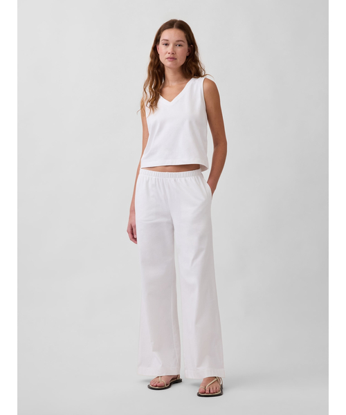 GAP(ギャップ)の「ヘビーウェイト イージーウエスト ワイドパンツ(その他パンツ・レディース・ブラウン/ホワイト/レッド/ブラック・XXS/L/M/S/XS)」の7枚目の写真