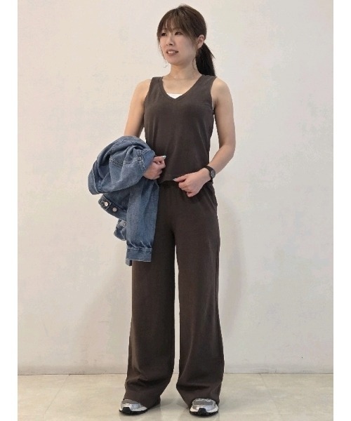 GAP(ギャップ)の「ヘビーウェイト イージーウエスト ワイドパンツ(その他パンツ・レディース・ブラウン/ホワイト/レッド/ブラック・XXS/L/M/S/XS)」の11枚目の写真