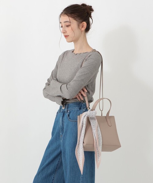 Afternoon Tea(アフタヌーンティー)の「レオパードスカーフ(バンダナ/スカーフ・レディース・ベージュ/ブルー・ONE SIZE)」の6枚目の写真