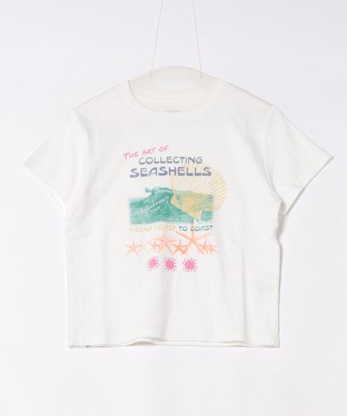 BILLABONG（ビラボン）の「BILLABONG ウィメンズ GRAPHIC BABY FIT TEE Tシャツ 【2026年春夏モデル】（Tシャツ/カットソー・レディース・ブルー系その他/ホワイト/オレンジ系その他/オフホワイト・MEDIUM/LARGE）」の2枚目の写真