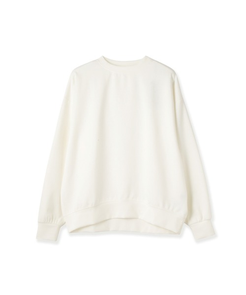 ketty(ケティ)の「オーバーサイズダブルフェイスプルオーバー≪手洗い可能≫(Tシャツ/カットソー・レディース・オフホワイト/ピンク・M)」の19枚目の写真