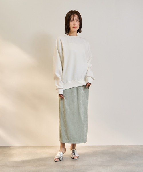 ketty(ケティ)の「オーバーサイズダブルフェイスプルオーバー≪手洗い可能≫(Tシャツ/カットソー・レディース・オフホワイト/ピンク・M)」の16枚目の写真