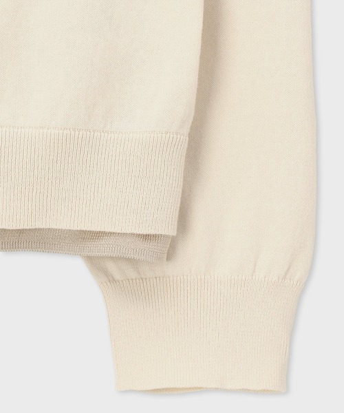 Paul Smith(ポールスミス)の「ウィメンズ レイヤードカラー カーディガン / 165220 690N(カーディガン/ボレロ・レディース・ローズ/ブラック・MEDIUM)」の4枚目の写真