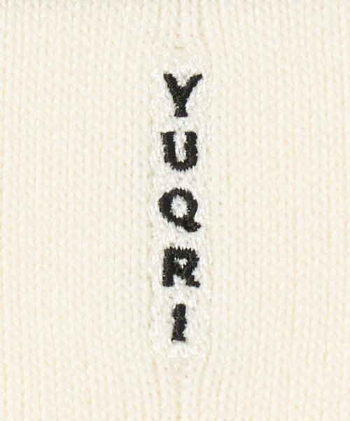 YUQRI（ユクリ）の「＜YUQRI＞SILKY リブ ソックス（ソックス/靴下・レディース・ブラック/ホワイト/ライム/レッド・FREE）」の7枚目の写真