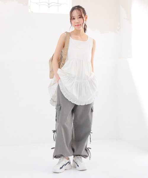 Honeys(ハニーズ)の「リボン付カーゴパンツ(カーゴパンツ・キッズ・グレー/ブルー系その他3/ブルー系その他・150cm/L/LL/M/S)」の17枚目の写真