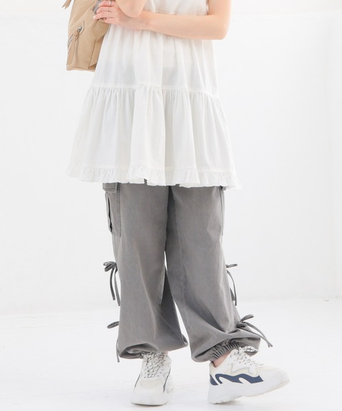 Honeys(ハニーズ)の「リボン付カーゴパンツ(カーゴパンツ・キッズ・グレー/ブルー系その他3/ブルー系その他・150cm/L/LL/M/S)」の19枚目の写真