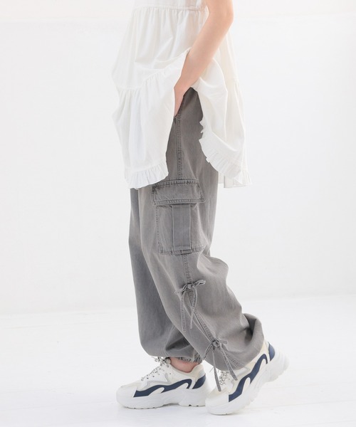Honeys(ハニーズ)の「リボン付カーゴパンツ(カーゴパンツ・キッズ・グレー/ブルー系その他3/ブルー系その他・150cm/L/LL/M/S)」の20枚目の写真