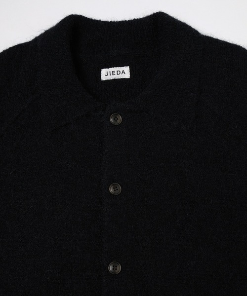 JIEDA(ジエダ)の「LAYERED MOHAIR KNIT SHIRT(シャツ/ブラウス・メンズ・ダークグレー/ブラウン/ブラック・1/2)」の11枚目の写真