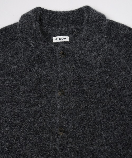 JIEDA(ジエダ)の「LAYERED MOHAIR KNIT SHIRT(シャツ/ブラウス・メンズ・ダークグレー/ブラウン/ブラック・1/2)」の17枚目の写真
