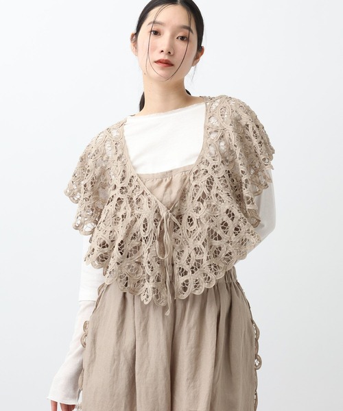 studio CLIP（スタディオクリップ）の「《一部追加予約/natural by clip》マルチWAYリネンバテンキャミソール（キャミソール・レディース・ブラック/その他7/ベージュ・FREE）」の21枚目の写真