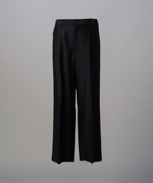 新品タグ付 DESIGNWORKS スラックス ブラック ウールシルク 裾未仕上 スラックス（シルク）ファッション通販 - ZOZOTOWN
