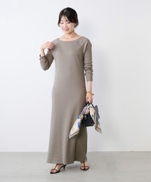 MICA&DEAL（マイカ＆ディール）の「カットリブロングワンピース（ワンピース）」