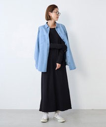 MICA&DEAL（マイカ＆ディール）の「カットリブロングワンピース（ワンピース）」