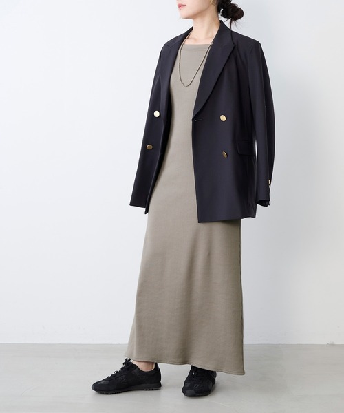 MICA&DEAL（マイカ＆ディール）の「カットリブロングワンピース（ワンピース・レディース・グレイッシュベージュ/ブラック/チャコールグレー・FREE）」の11枚目の写真