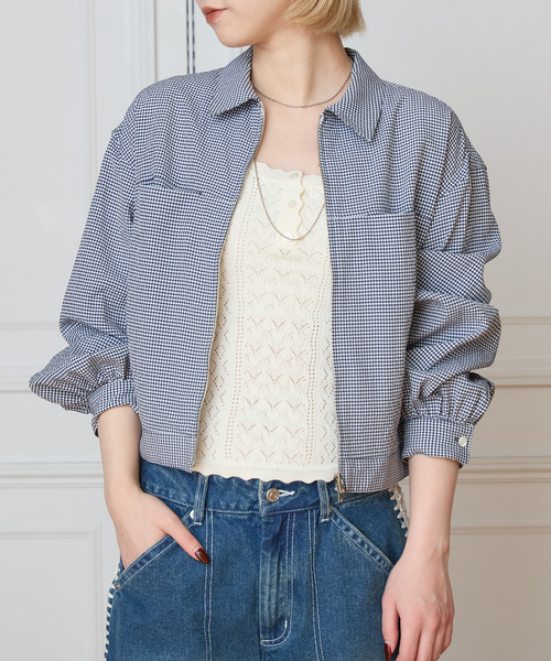 IENA ギンガムチェック シャツ IENA LA BOUCLE ギンガムチェックシャツ（シャツ/ブラウス）｜IENA LA