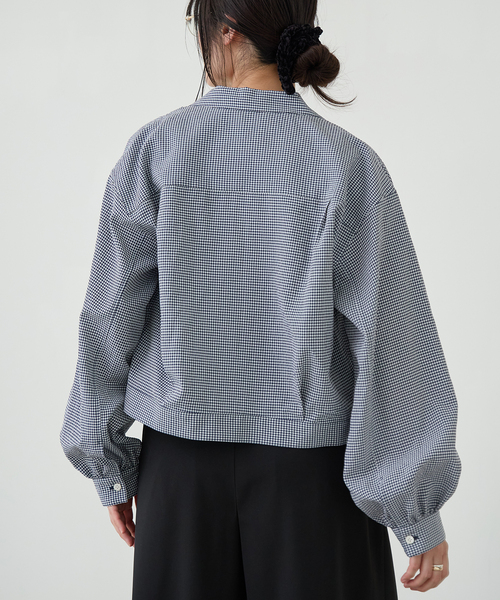 IENA LA BOUCLE(イエナラブークル)の「IENA LA BOUCLE ギンガムチェックシャツ(シャツ/ブラウス・レディース・ダークブルー・FREE)」の16枚目の写真