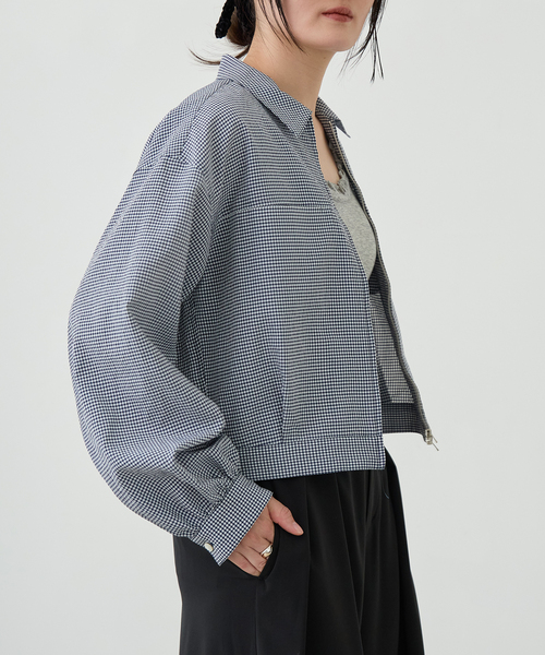 IENA LA BOUCLE(イエナラブークル)の「IENA LA BOUCLE ギンガムチェックシャツ(シャツ/ブラウス・レディース・ダークブルー・FREE)」の17枚目の写真