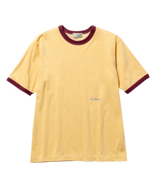 L.L.Bean（エルエルビーン）の「【JAPAN EDITION】モリル・ショートスリーブ・リンガー・ティ（Tシャツ/カットソー・レディース・グレー系/ライトグレー/ネイビー/イエロー・MEDIUM）」の4枚目の写真