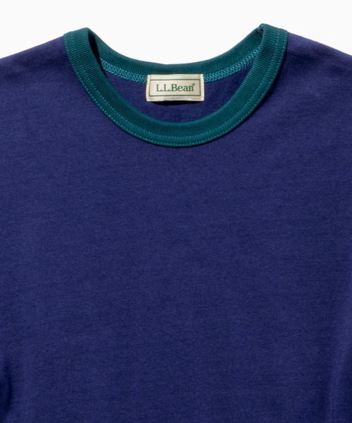 L.L.Bean（エルエルビーン）の「【JAPAN EDITION】モリル・ショートスリーブ・リンガー・ティ（Tシャツ/カットソー・レディース・グレー系/ライトグレー/ネイビー/イエロー・MEDIUM）」の12枚目の写真