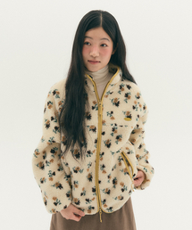 Fallett（ファレット）の「フリースジップアップクリーム（その他アウター）」