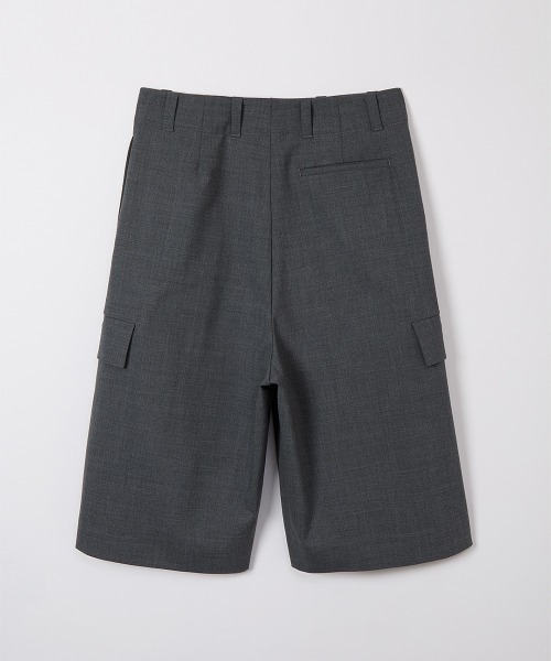 leinwande(ラインヴァンド)の「【leinwande】26SS新作 Straight Cropped Shorts / ストレートクロップドショーツ(スカジャン・レディース・グレー/ネイビー系/イエロー・ONE SIZE)」の10枚目の写真