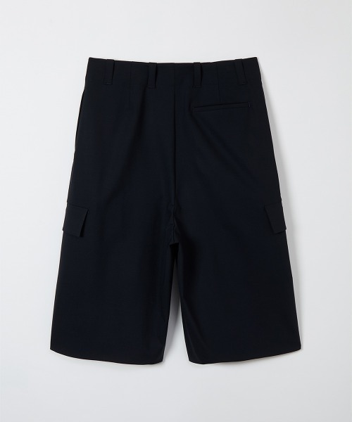 leinwande(ラインヴァンド)の「【leinwande】26SS新作 Straight Cropped Shorts / ストレートクロップドショーツ(スカジャン・レディース・グレー/ネイビー系/イエロー・ONE SIZE)」の11枚目の写真