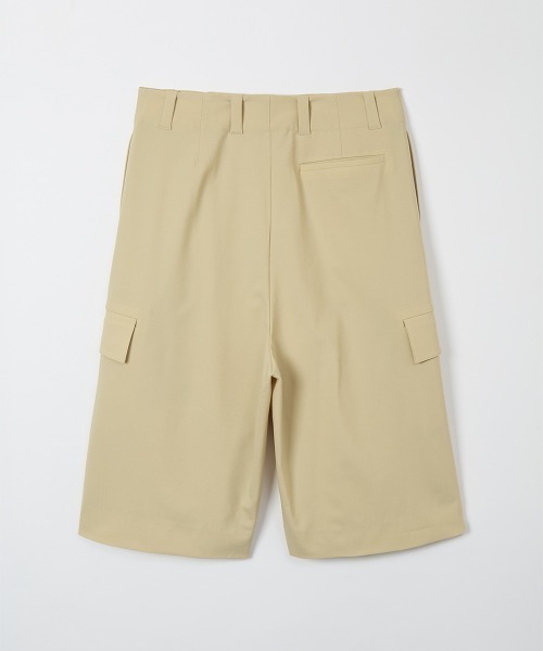 leinwande(ラインヴァンド)の「【leinwande】26SS新作 Straight Cropped Shorts / ストレートクロップドショーツ(スカジャン・レディース・グレー/ネイビー系/イエロー・ONE SIZE)」の12枚目の写真