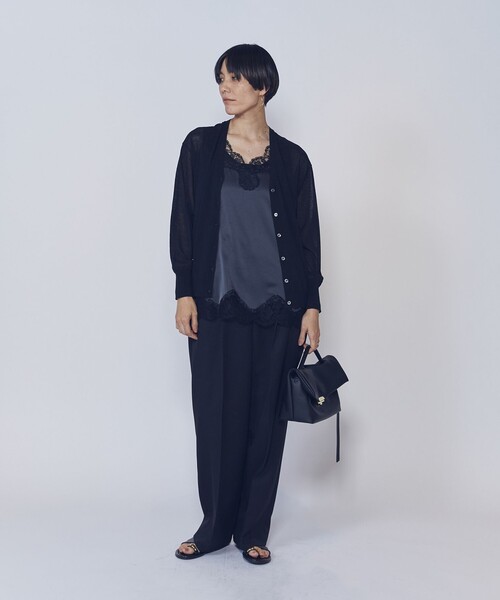 1er Arrondissement(プルミエアロンディスモン)の「ワンタックイージートラウザー(スラックス・レディース・ブラック系その他3/ブラウン系その他5/グレー系その他5・38/36)」の5枚目の写真