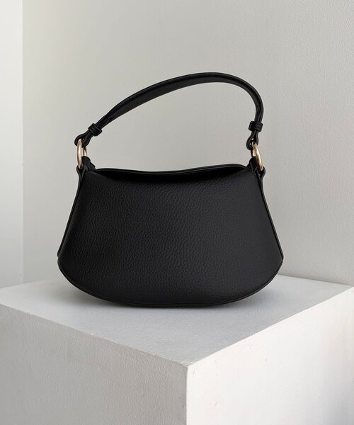 CAPRICIEUX LE'MAGE（カプリシューレマージュ）の「ソフトカーブバッグ（ショルダーバッグ・レディース・アイボリー/ブラック/ブラウン・FREE）」の10枚目の写真