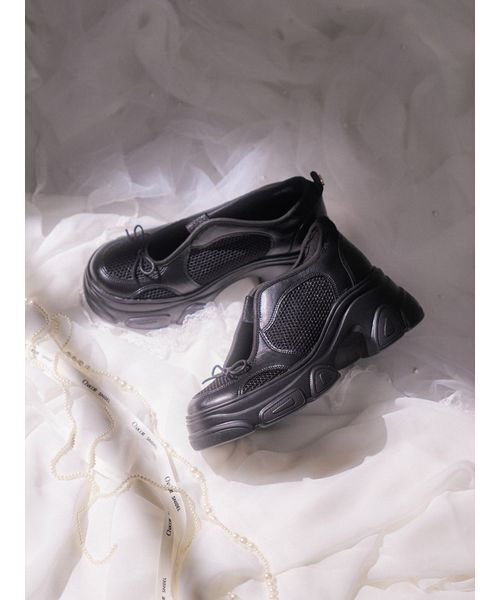 SNIDEL（スナイデル）の「【Chacott】コラボスニーカー（スニーカー・レディース・シルバー/ブラック・L/M/S）」の8枚目の写真