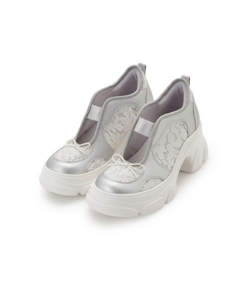 SNIDEL（スナイデル）の「【Chacott】コラボスニーカー（スニーカー・レディース・シルバー/ブラック・L/M/S）」の12枚目の写真