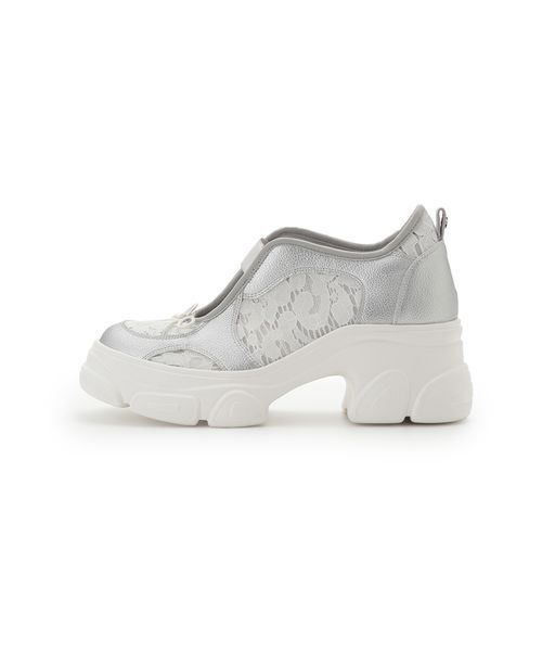 SNIDEL（スナイデル）の「【Chacott】コラボスニーカー（スニーカー・レディース・シルバー/ブラック・L/M/S）」の14枚目の写真