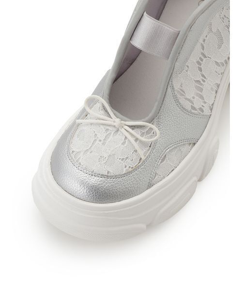 SNIDEL（スナイデル）の「【Chacott】コラボスニーカー（スニーカー・レディース・シルバー/ブラック・L/M/S）」の15枚目の写真