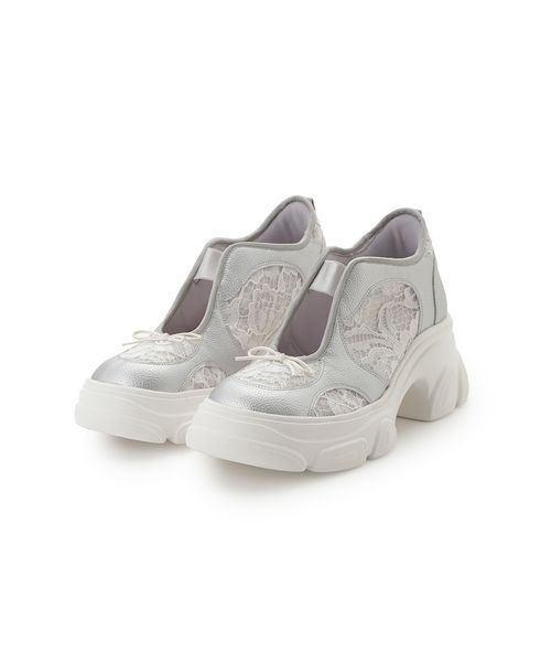 SNIDEL（スナイデル）の「【Chacott】コラボスニーカー（スニーカー・レディース・シルバー/ブラック・L/M/S）」の19枚目の写真