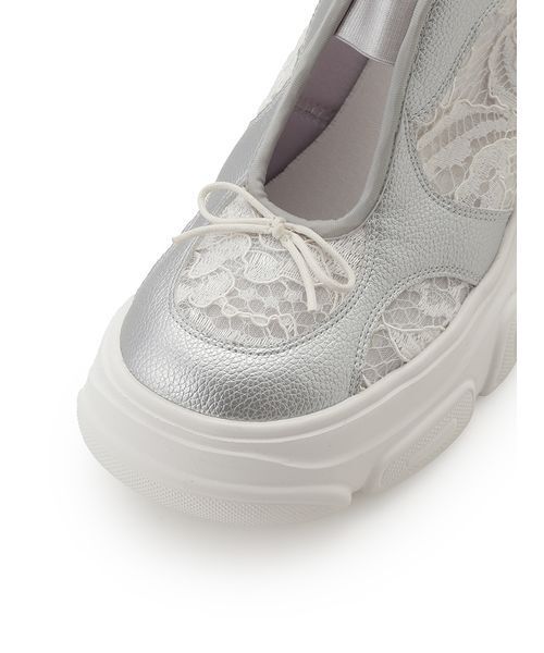 SNIDEL（スナイデル）の「【Chacott】コラボスニーカー（スニーカー・レディース・シルバー/ブラック・L/M/S）」の22枚目の写真