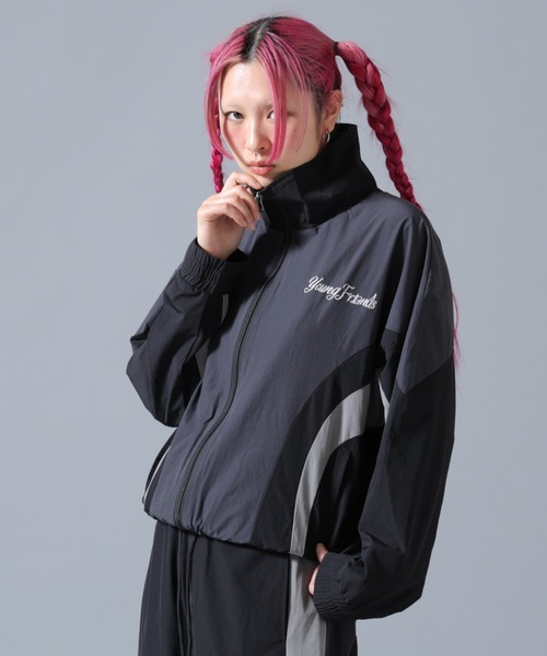 FR(13)NDS(フレンズ)の「FR(13)NDS/フレンズ/Nylon Track Jacket(ナイロンジャケット・メンズ・ブルー/ブラック・M/L)」の12枚目の写真