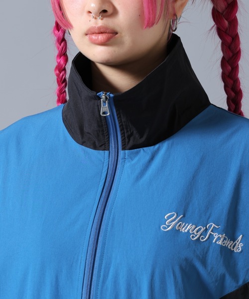 FR(13)NDS(フレンズ)の「FR(13)NDS/フレンズ/Nylon Track Jacket(ナイロンジャケット・メンズ・ブルー/ブラック・M/L)」の8枚目の写真
