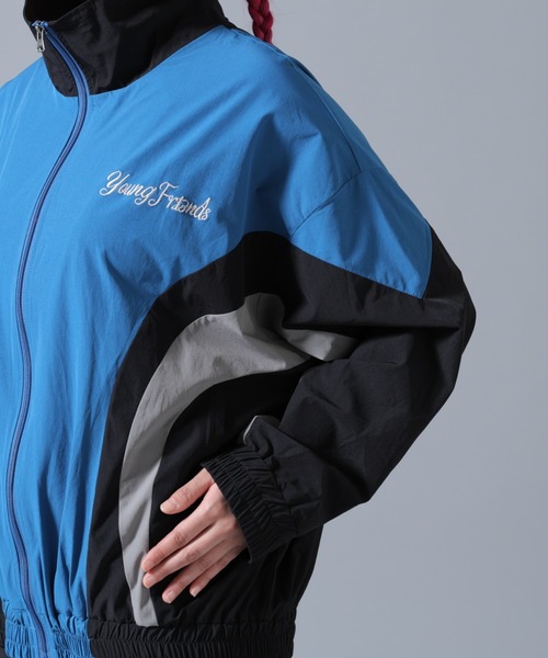 FR(13)NDS(フレンズ)の「FR(13)NDS/フレンズ/Nylon Track Jacket(ナイロンジャケット・メンズ・ブルー/ブラック・M/L)」の9枚目の写真